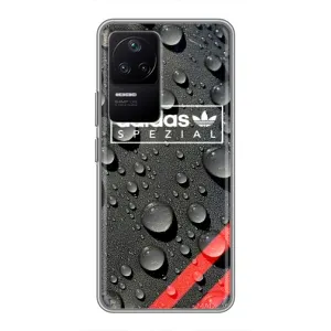 Чохли Адидас для Xiaomi POCO F4 (5G) (AlphaPrint) (Адидас прінт)