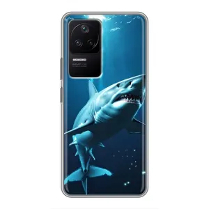 Чохол з картинкою 'Хижаки' для Xiaomi POCO F4 (5G) (Акула під водою)