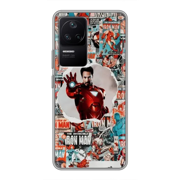 Чохол з принтом «Айронмен» для Xiaomi POCO F4 (5G)