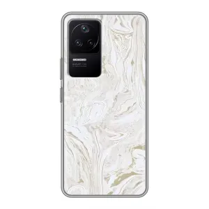 Мраморний чехол на Xiaomi POCO F4 (5G) (VPrint) (Білий мрамор)