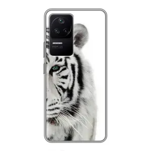 Чохли з картинкою животних Xiaomi POCO F4 (5G) (Білий Тигр)