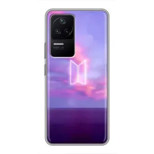 Чохли BTS для Xiaomi POCO F4 (5G) (AlphaPrint) (BTS логотип)