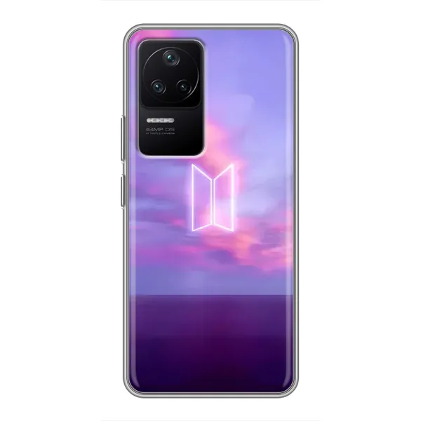 Чохол з принтом «BTS логотип» для Xiaomi POCO F4 (5G)