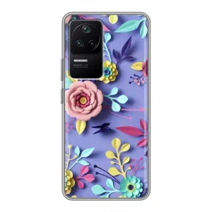 Чохли з квітами для Xiaomi POCO F4 (5G) (VPrint) (Дизайн квітів)