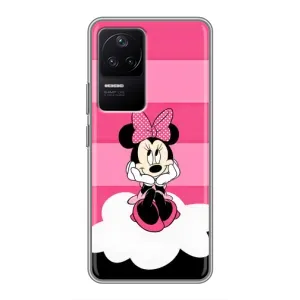 Міккі Маус чохол для Xiaomi POCO F4 (5G) (AlphaPrint - Мультяшні) (Дівчинка Maus)