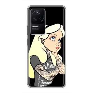 Чохол з друком для Xiaomi POCO F4 (5G) - (Мода) (AlphaPrint) (Дівчина в тату)