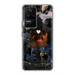 Чохол як приборкати дракона на Xiaomi POCO F4 (5G) (Дракон колаж)