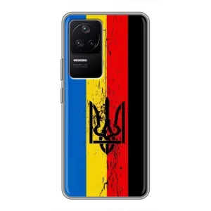 Украинские Чехлы для Xiaomi POCO F4 (5G) с картинкой УПА (AlphaPrint) (Прапор УПА)