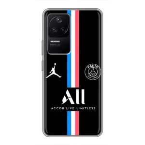 Чохли PSG для Xiaomi POCO F4 (5G) (AlphaPrint) (футболка ПСЖ)