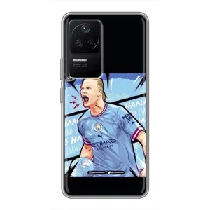 Чохли з футболістом Ерлінг Холанд для Xiaomi POCO F4 (5G) (AlphaPrint) (гол Ерлінг Холанд)