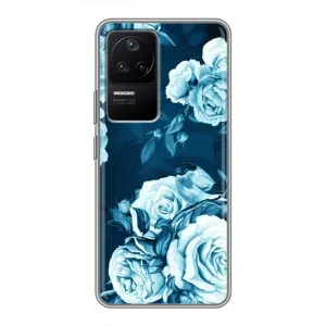 Чехлы (ART) Цветы на Xiaomi POCO F4 (5G) (VPrint) (Блактині бутони)