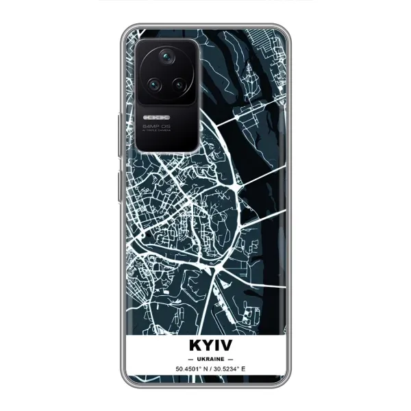 Чохол з принтом «Київ» для Xiaomi POCO F4 (5G)