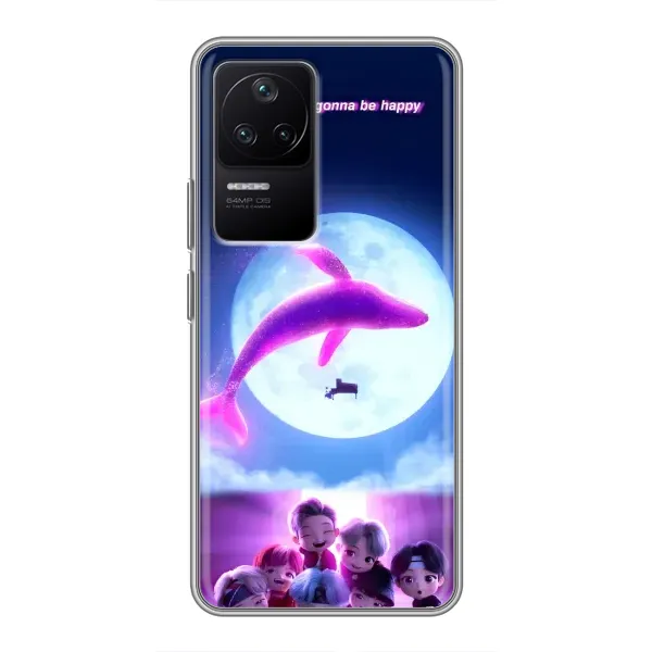 Чохол з принтом «КИТ BTS» для Xiaomi POCO F4 (5G)