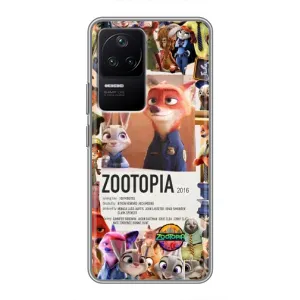 Чохол Зоотрополіс на Xiaomi POCO F4 (5G) (Постер Зоотрополіс)