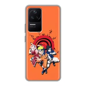 Naruto Anime Чохли для Ксяомі ПОКО Ф4 (5G) (AlphaPrint) (команда Наруто)