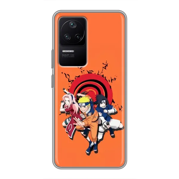 Чохол з принтом «команда Наруто» для Xiaomi POCO F4 (5G)