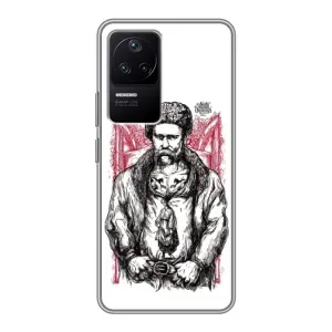 Чохли для Xiaomi POCO F4 (5G) с принтом Тараса Шевченко (AlphaPrint) (Козак Шевченко)