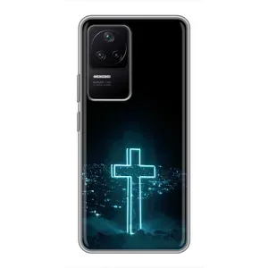 Християнські Чохли для Xiaomi POCO F4 (5G) (AlphaPrint) (Хрест і місто)