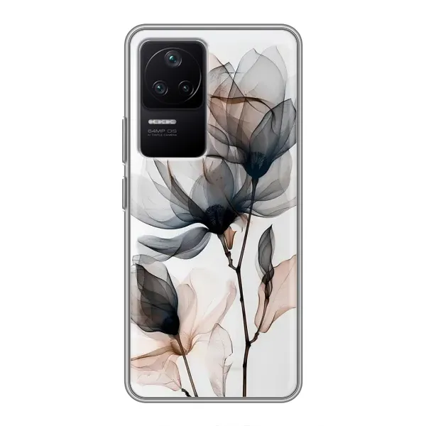 Чехол с принтом «Цветы на белом» для Xiaomi POCO F4 (5G) Чехол с принтом «Цветы на белом» для Xiaomi POCO F4 (5G)
