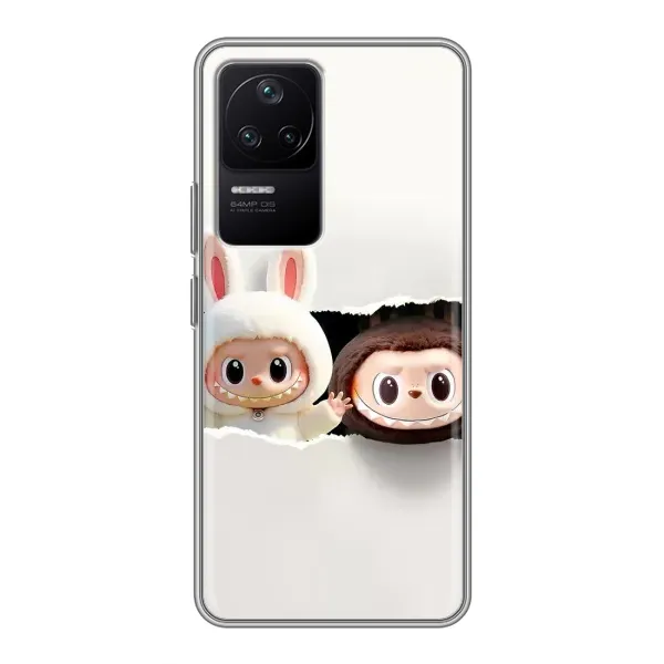 Чохол з принтом «Лабубу» для Xiaomi POCO F4 (5G)