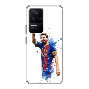 Чехлы Месси для Xiaomi POCO F4 (5G) (AlphaPrint) (Лео Месси)