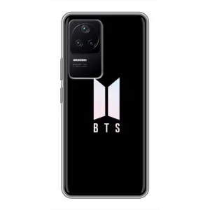 Чохли BTS для Xiaomi POCO F4 (5G) (AlphaPrint) (Лого BTS)