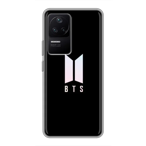 Чохол з принтом «Лого BTS» для Xiaomi POCO F4 (5G)