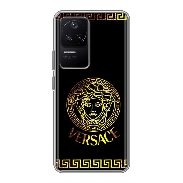 Чохол з принтом «Logo Versace» для Xiaomi POCO F4 (5G)