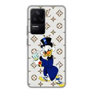 Чехли для Xiaomi POCO F4 (5G) - Скрудж МакДак Louis Vuitton (PREMIUMPrint) (Макдак на стилі)