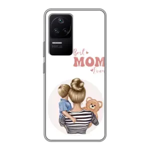 Чехлы для мамы на Xiaomi POCO F4 (5G) (Мама и сын)