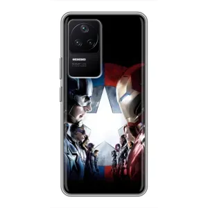 Чохли з героями Марвел Xiaomi POCO F4 (5G) (VPrint) (Марвел стайл)