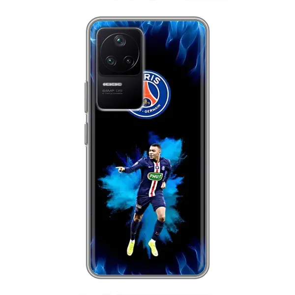 Чехол с принтом «Мбаппе в огне» для Xiaomi POCO F4 (5G)