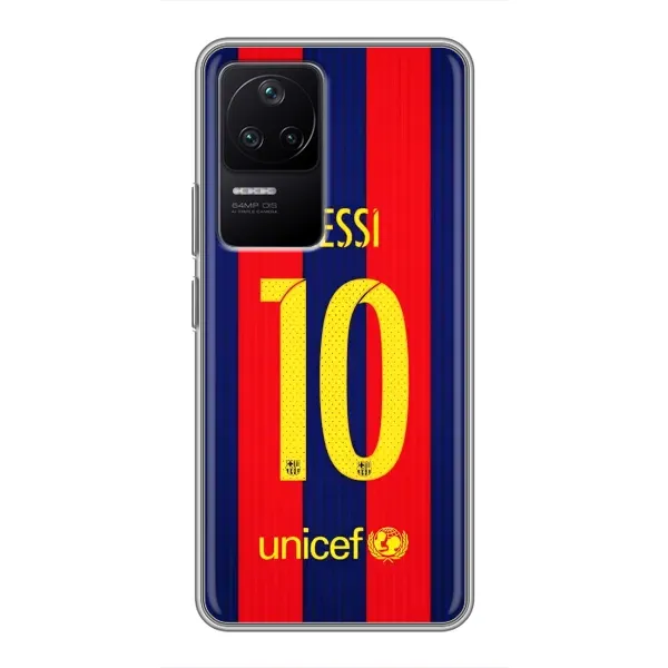 Чохол з принтом «Messi Barca 10» для Xiaomi POCO F4 (5G)