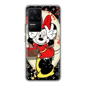 Чохол Disney Mouse Xiaomi POCO F4 (5G) (PREMIUMPrint) (Мінні peace)