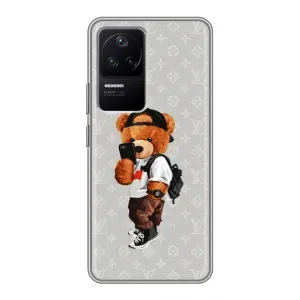 Бренднові Чохли для Xiaomi POCO F4 (5G) - (PREMIUMPrint) (Ведмедик Луі)