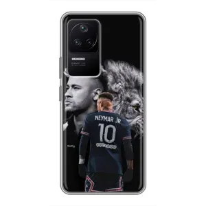 Чохол Неймар для Xiaomi POCO F4 (5G) (AlphaPrint) (Неймар Лев)