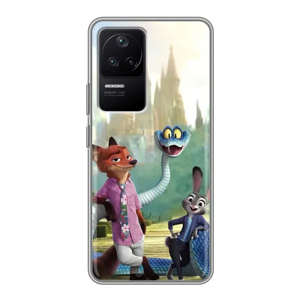 Чохол з принтом «Герої мультфільму Зоотрополіс» для Xiaomi POCO F4 (5G)