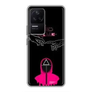 Чохол Гра в кальмара для Xiaomi POCO F4 (5G) (Мінімалізм Гра кальмара)