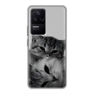 Чохол з малюнком кіт на Xiaomi POCO F4 (5G) (Пара котів)