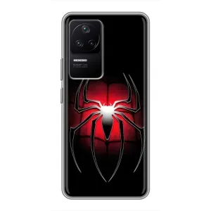 Чохол з людиною павуком для Xiaomi POCO F4 (5G) - (AlphaPrint) (Паук марвел)
