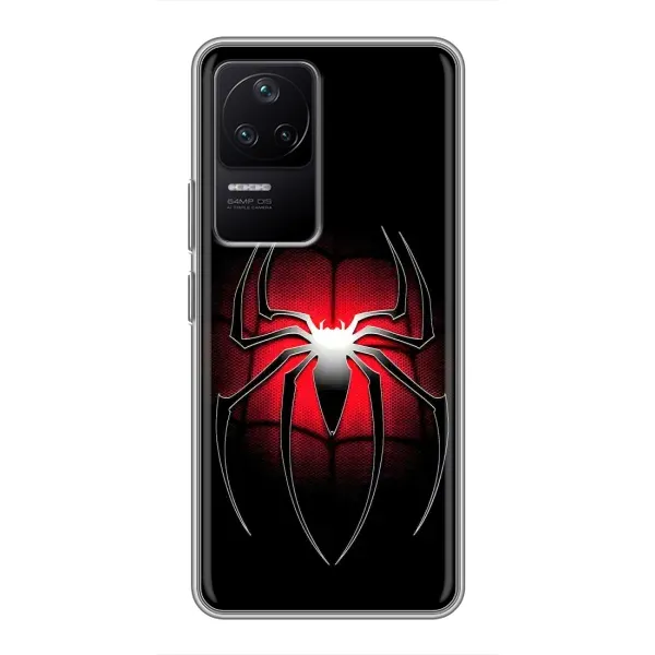 Чохол з принтом «Паук марвел» для Xiaomi POCO F4 (5G)