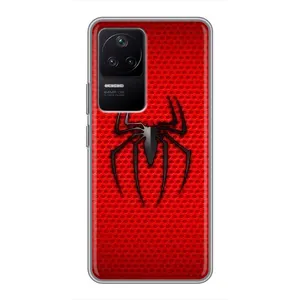 Чохол з людиною павуком для Xiaomi POCO F4 (5G) - (AlphaPrint) (Павук Марвел)