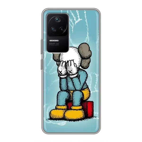 Чохол з принтом «Плач Bearbrick» для Xiaomi POCO F4 (5G)