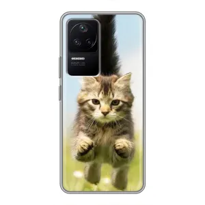 Чохли з Котиками для Xiaomi POCO F4 (5G) (VPrint) (Прижок кота)