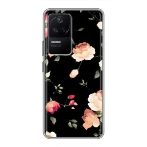 Чохли з квітами для Xiaomi POCO F4 (5G) (VPrint) (Трояндочки)