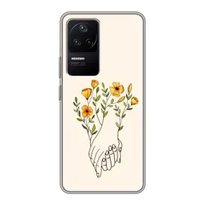 Чехлы для любимой на Ксяомі ПОКО Ф4 (5G) (VPrint) (Руки любві)