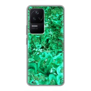 Мраморний чехол на Xiaomi POCO F4 (5G) (VPrint) (Салатовий Мрамор)