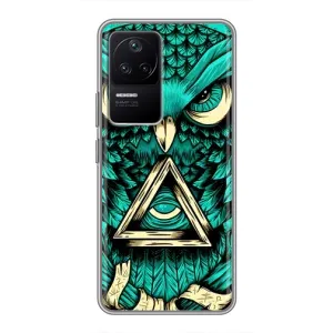 Чохол з пташками на Xiaomi POCO F4 (5G) (VPrint) (Сова з оком)