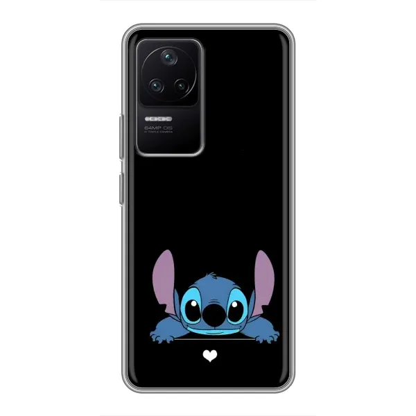 Чехол с принтом «Стич на черном» для Xiaomi POCO F4 (5G)