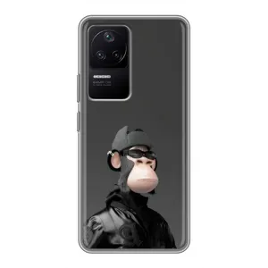 Чохли з Мавпами NFT для Xiaomi POCO F4 (5G) (AlphaPrint) (стильна мавпа NFT)